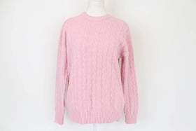 COTTON ON baby pink cableknit jersey - XXS