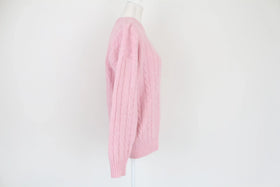 COTTON ON baby pink cableknit jersey - XXS - 0
