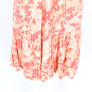 Pink Floral Wrap Dress – Size M-3