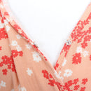 Pink Floral Wrap Dress – Size M-5