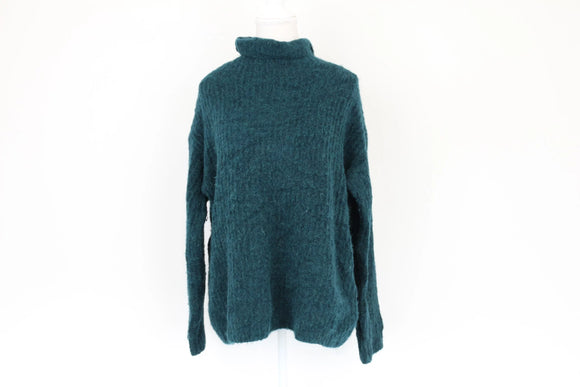 Witchery poloneck turquoise jersey - S
