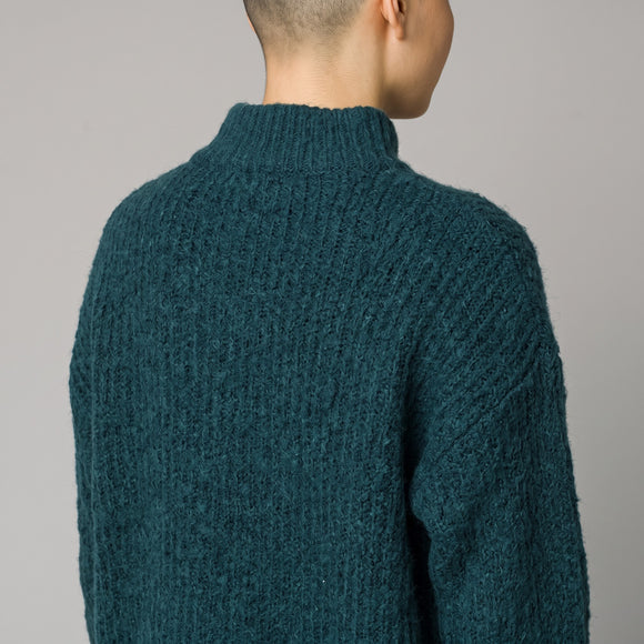 Witchery Turquoise Poloneck Jersey | Size S | Pre-Loved