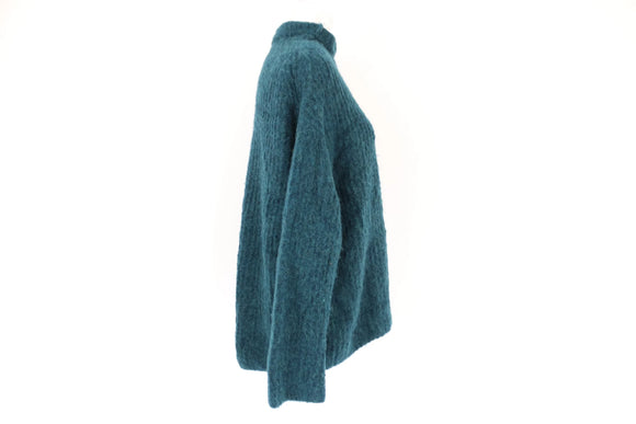 Witchery poloneck turquoise jersey - S