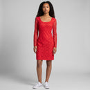 Red Lace Cocktail Dress | Size S | Pre-Loved-3