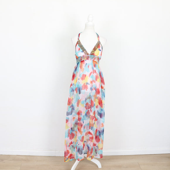 Beaded Beach Coverup | Thrift Find – Size S