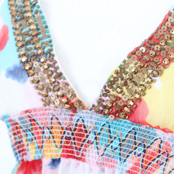 Beaded Beach Coverup | Thrift Find – Size S