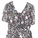 Woolworths Black & Floral Mini Dress | Thrift Find – Size 12-5