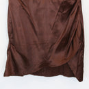 Brown Satin Corset Dress | Thrift Find – Size S-2