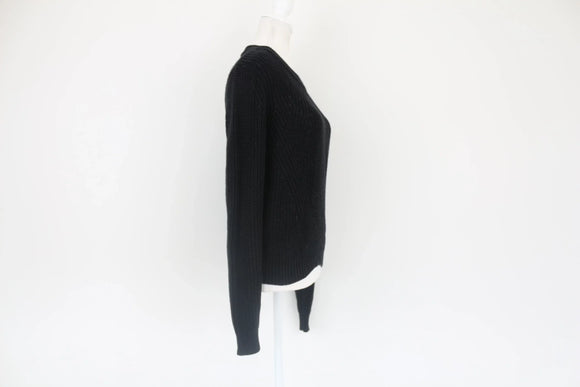 H&M classic black jersey - S