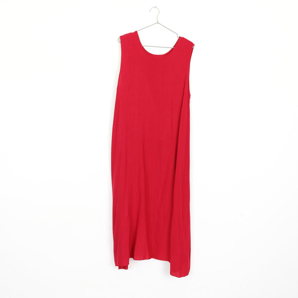 Red Flowy A-Line Dress | Thrift Find – Size L