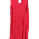 Red Flowy A-Line Dress | Thrift Find – Size L-3