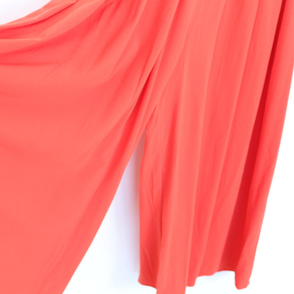 Orange Wide-Leg Maxi Jumpsuit | Thrift Find – Size 36