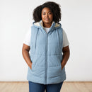 Real Basics Baby Blue Puffer Gilet | Size 3XL | Brand New-1