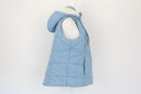 REAL basics baby blue puffer body warmer - 3XL-3