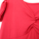 Red Ribbed Maxi Dress | Thrift Find – Size XL-4