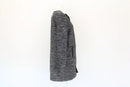 Black and white coat with faux leather trimming - 8-4
