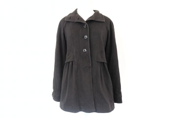 GAP Classic Black Coat | Size S | Pre-Loved - 0