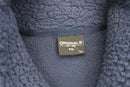 Navy blue teddy-bear sherpa jacket - XXL-2