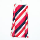 Striped Satin Midi Skirt | Thrift Find – Size M-1