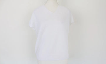 White Knit Blouse | Size M | Brand New