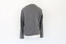 Grey cardigan with embroidery details - L-3