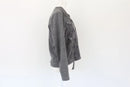 Grey cardigan with embroidery details - L-4