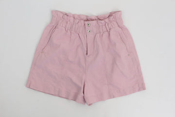 Real DNM Pink High-Waist Paperbag Shorts | Size XL | Pre-Loved