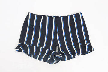 Woolworths Blue Striped Shorts | Size 16 | Pre-Loved