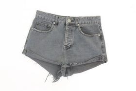 Factorie black denim shorts - 8