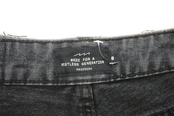 Factorie Black Denim Shorts | Size 8 | Pre-Loved - 0