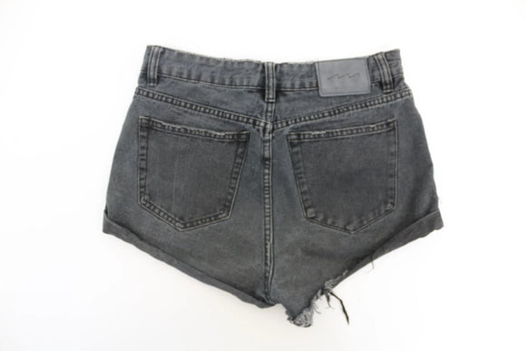 Factorie black denim shorts - 8
