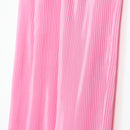 Bright Pink Ribbed Maxi Skirt | Thrift Find – Size S-4