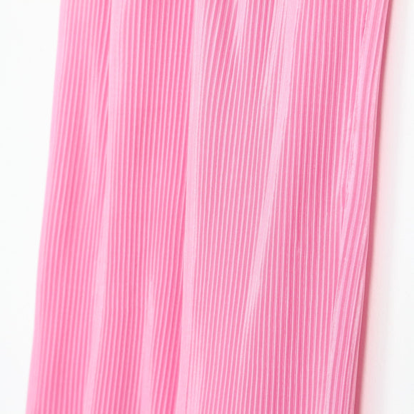 Bright Pink Ribbed Maxi Skirt | Thrift Find – Size S