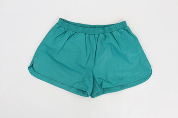 Blue Genuine Leather Shorts | Size S | Pre-Loved
