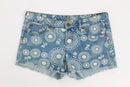 RE Denim shorts with boho patterns - 34-1