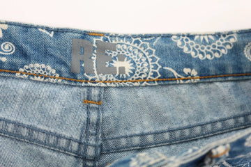 RE Denim Boho-Print Shorts | Size 34 | Pre-Loved - 0