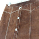 Genuine Suede Mini Skirt | Thrift Find – Size XS-2