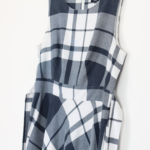 Daniel Hechter Plaid Linen Dress | Thrift Find – Size 38