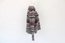 Vintage patterned grey and red winter jersey - M-4