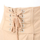 H&M Camel Tie-Waist Midi Skirt (XS)-3