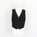 Zara Black Cropped Waistcoat (M)-1