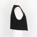 Zara Black Cropped Waistcoat (M)-2