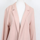 H&M pink knit blazer - L-5