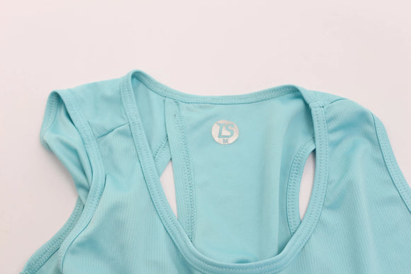 Total Sports sky blue gym top - M