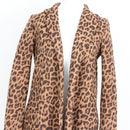Zara Leopard Print Longline Coat – Size S-2