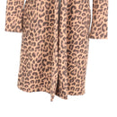 Zara Leopard Print Longline Coat – Size S-3