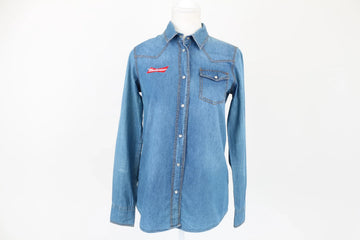 Budweiser Vintage Denim Shirt | Size XS | Pre-Loved