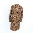 Zara Leopard Print Longline Coat – Size S-5