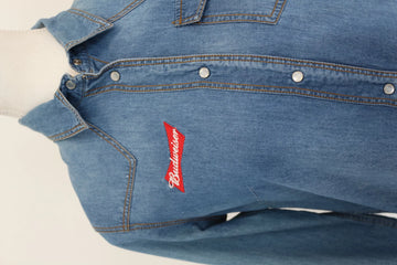 Budweiser Vintage Denim Shirt | Size XS | Pre-Loved - 0