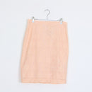 H&M Peach Lace Pencil Skirt – Size 10-1